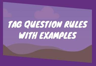 Tag Question Rule